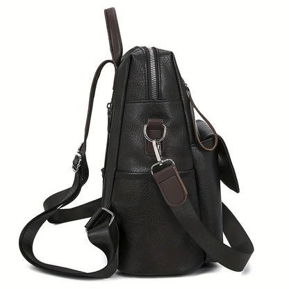 StreetGear - Stylish PU leather backpack-Elly Rose