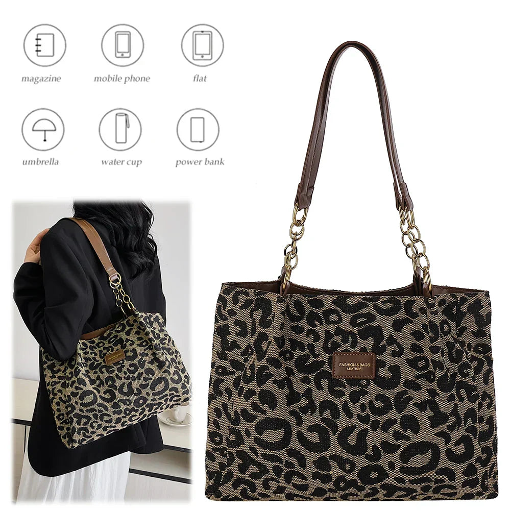 PersonaBag - Cute leopard shoulder bag-Elly Rose