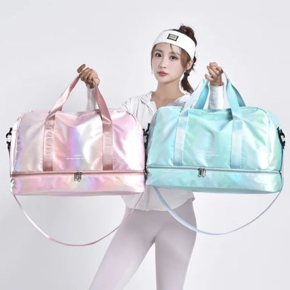VELUXE - Sporty, shiny travel bag-Elly Rose