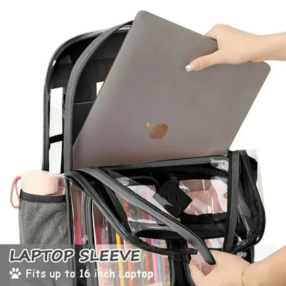 ClearStar - Superstar transparent backpack-Elly Rose