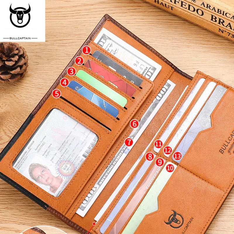 BULLCAPTAIN - Genuine leather wallet-Elly Rose