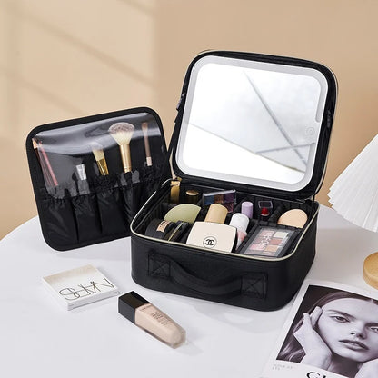 PureGlam - Luxury illuminated make-up bag-Elly Rose