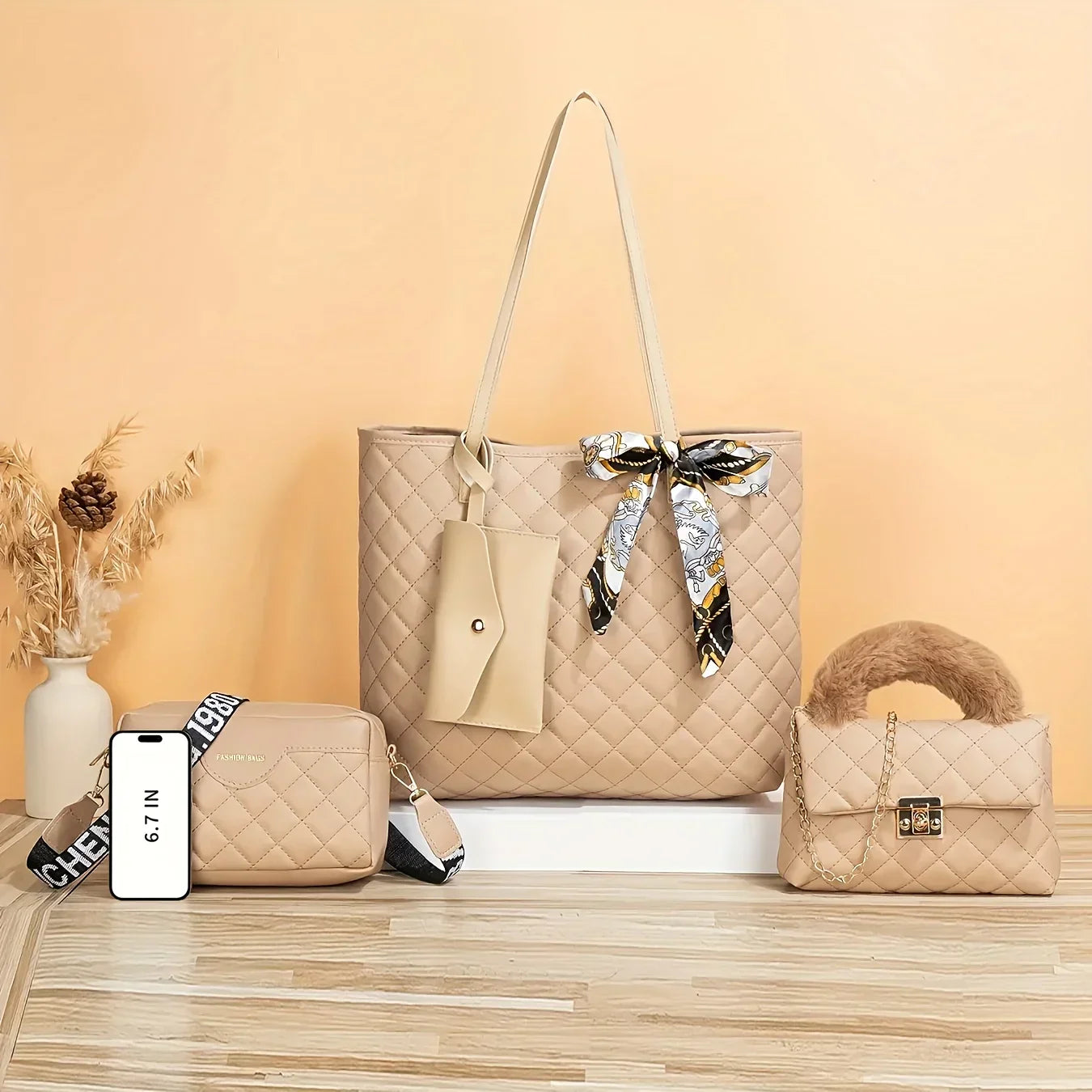 MARIA - Set of elegant silk bags-Elly Rose