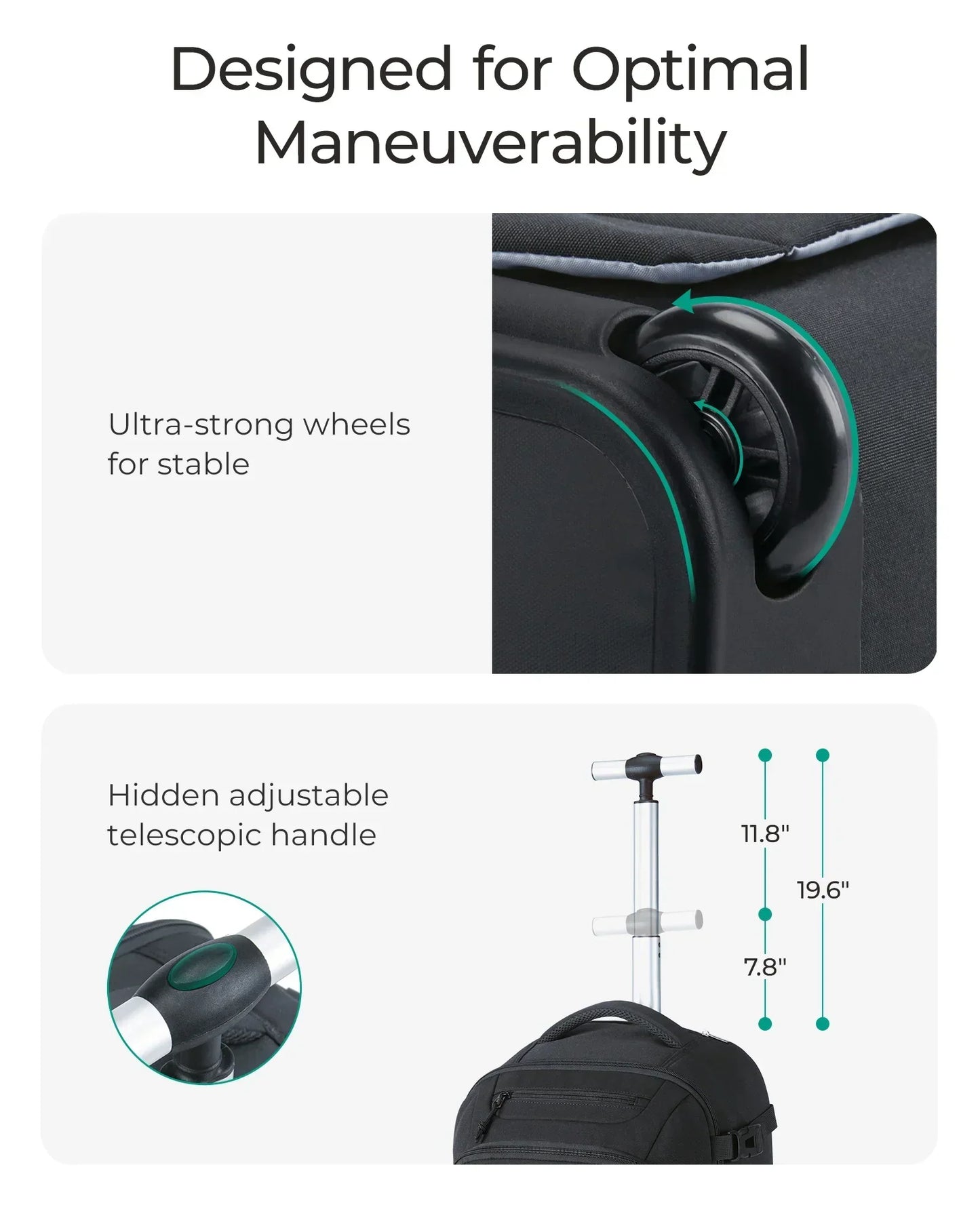 BAGSMART - Easy Travel Companion backpack-Elly Rose