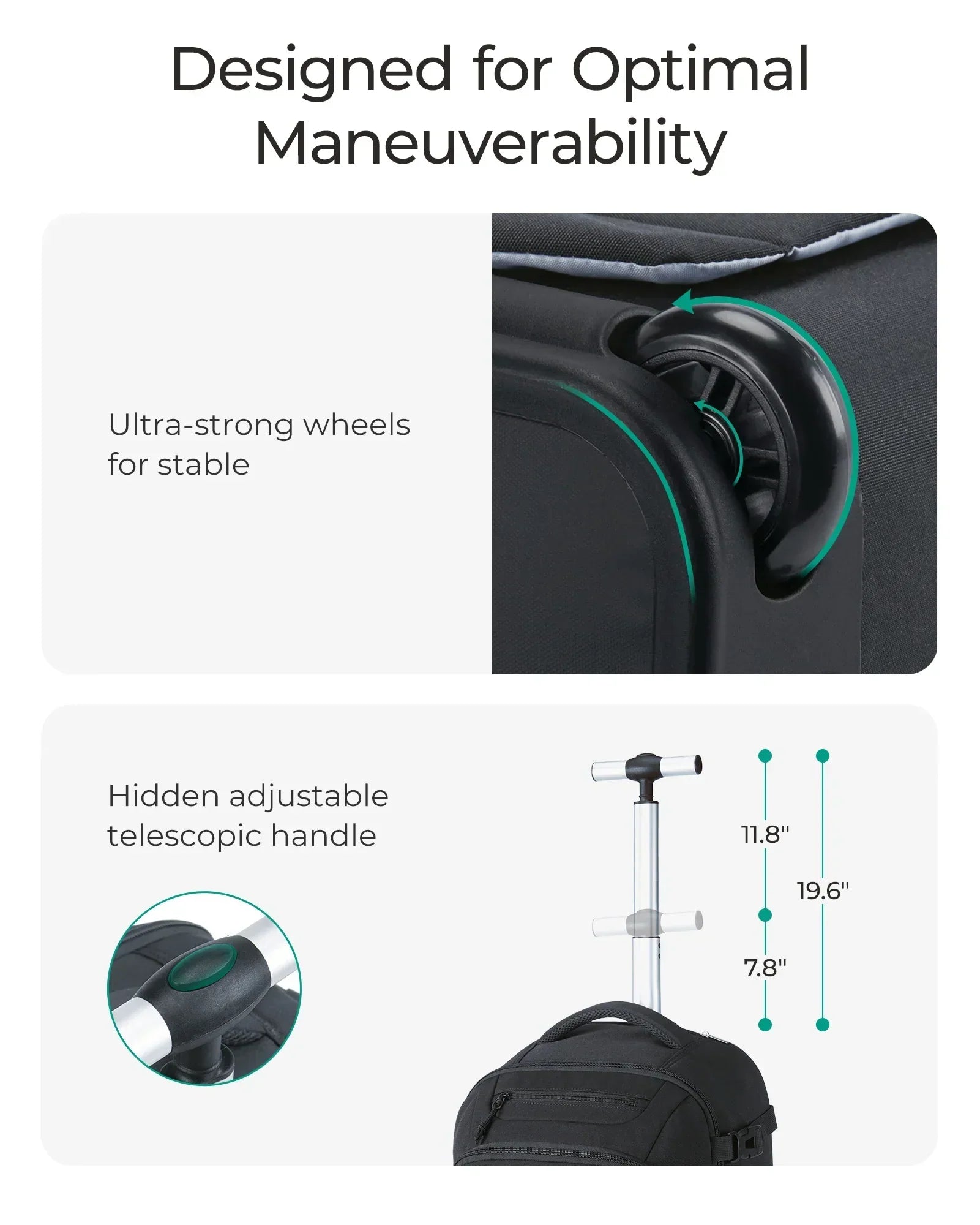 BAGSMART - Easy Travel Companion backpack-Elly Rose