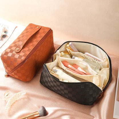 Heritage - Elegant tartan make-up bag-Elly Rose