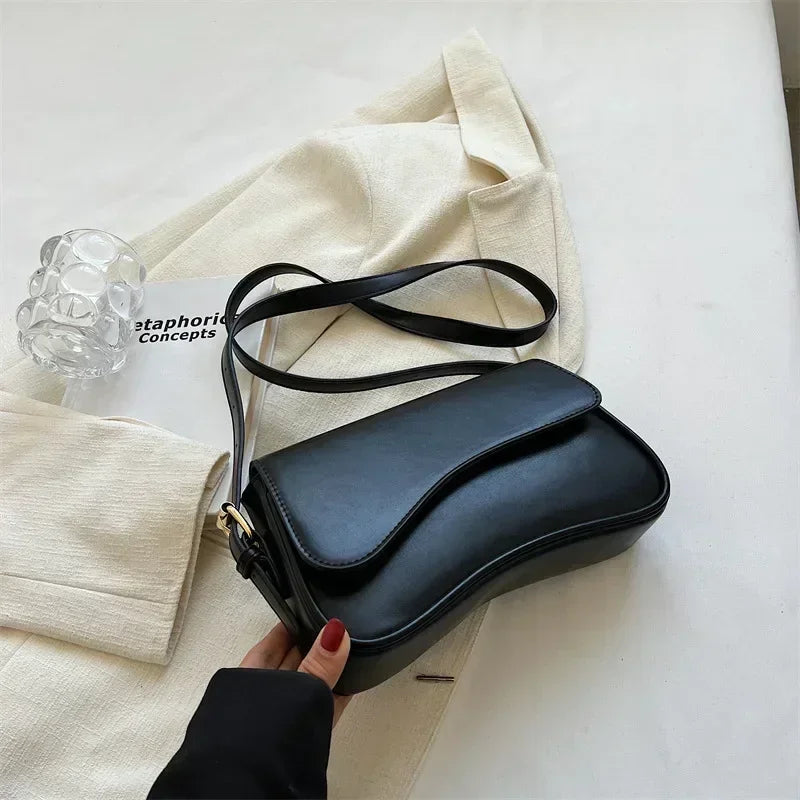 MARIA - Leather shoulder bag-Elly Rose