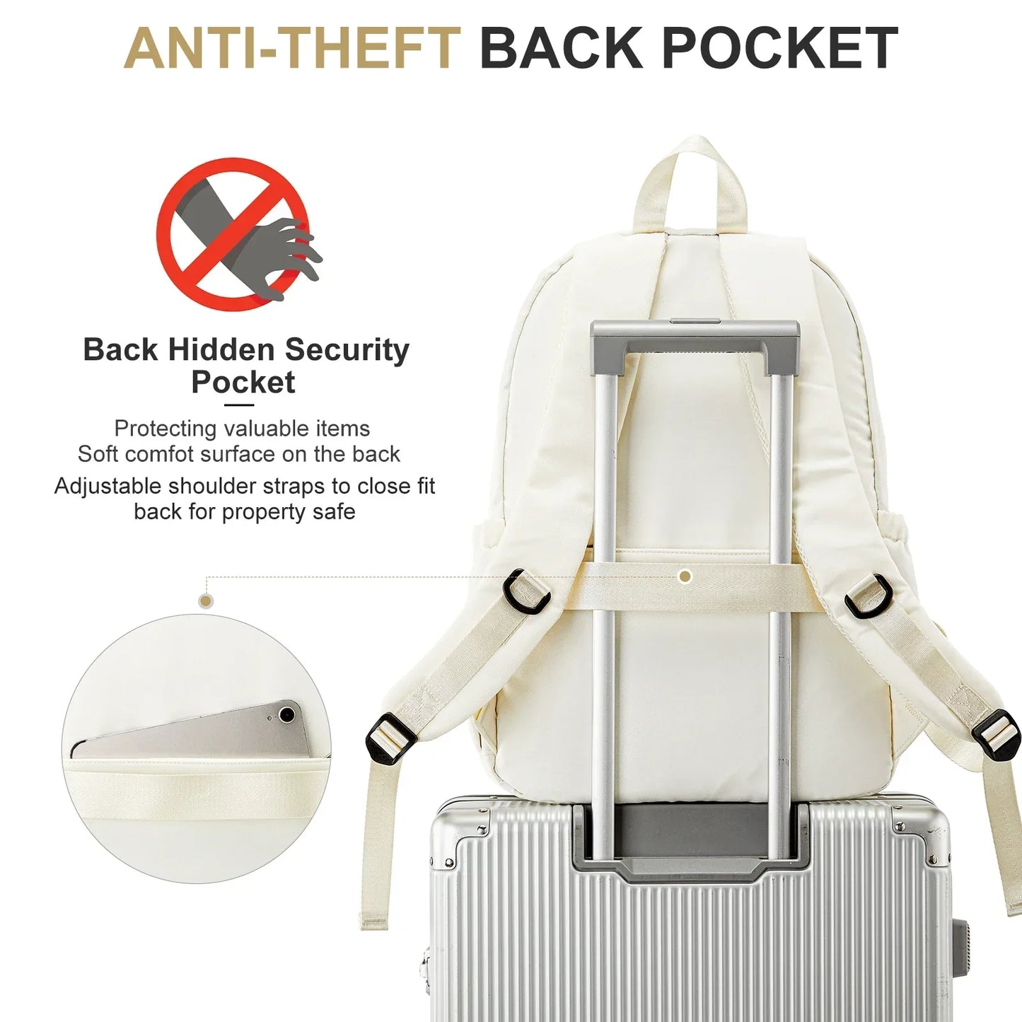 StarryStudy - Stylish school backpack for girls-Elly Rose