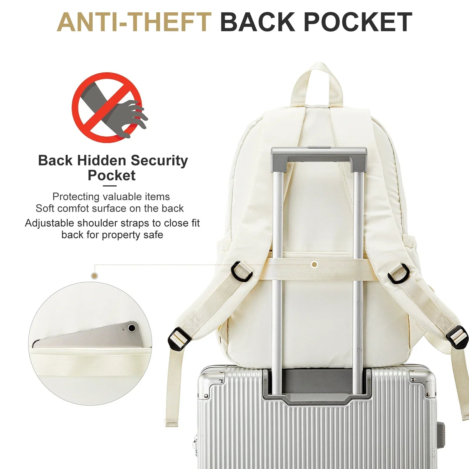 StarryStudy - Stylish school backpack for girls-Elly Rose