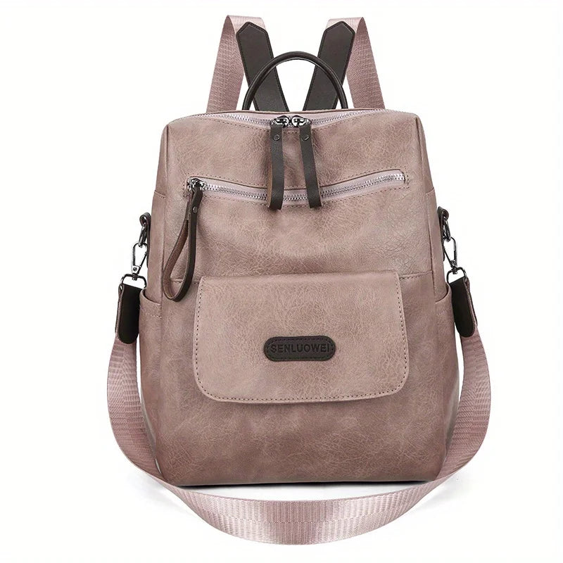 StreetGear - Stylish PU leather backpack-Elly Rose