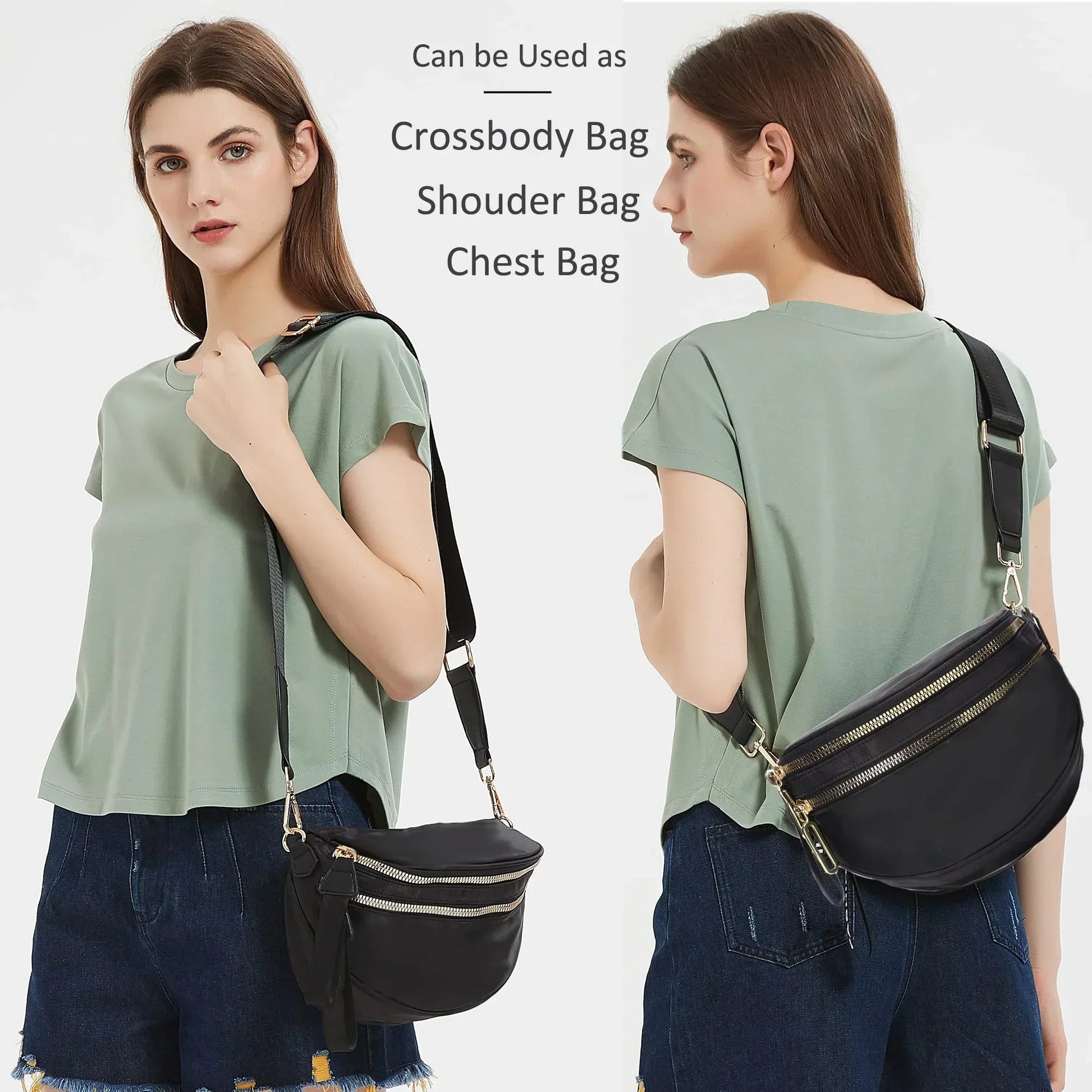 AUORA - Nylon Handbag-Elly Rose