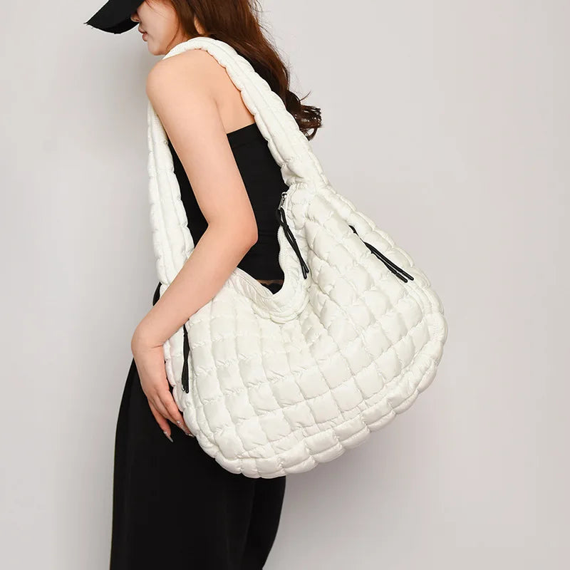 SUPERB - Elegant gathered shoulder bag-Elly Rose