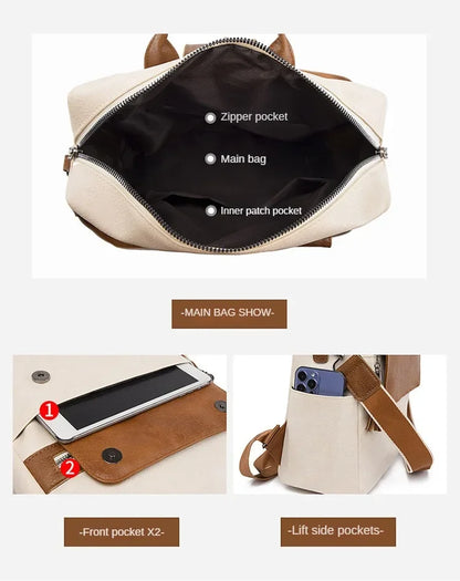 CARA - Large elegant travel backpack-Elly Rose