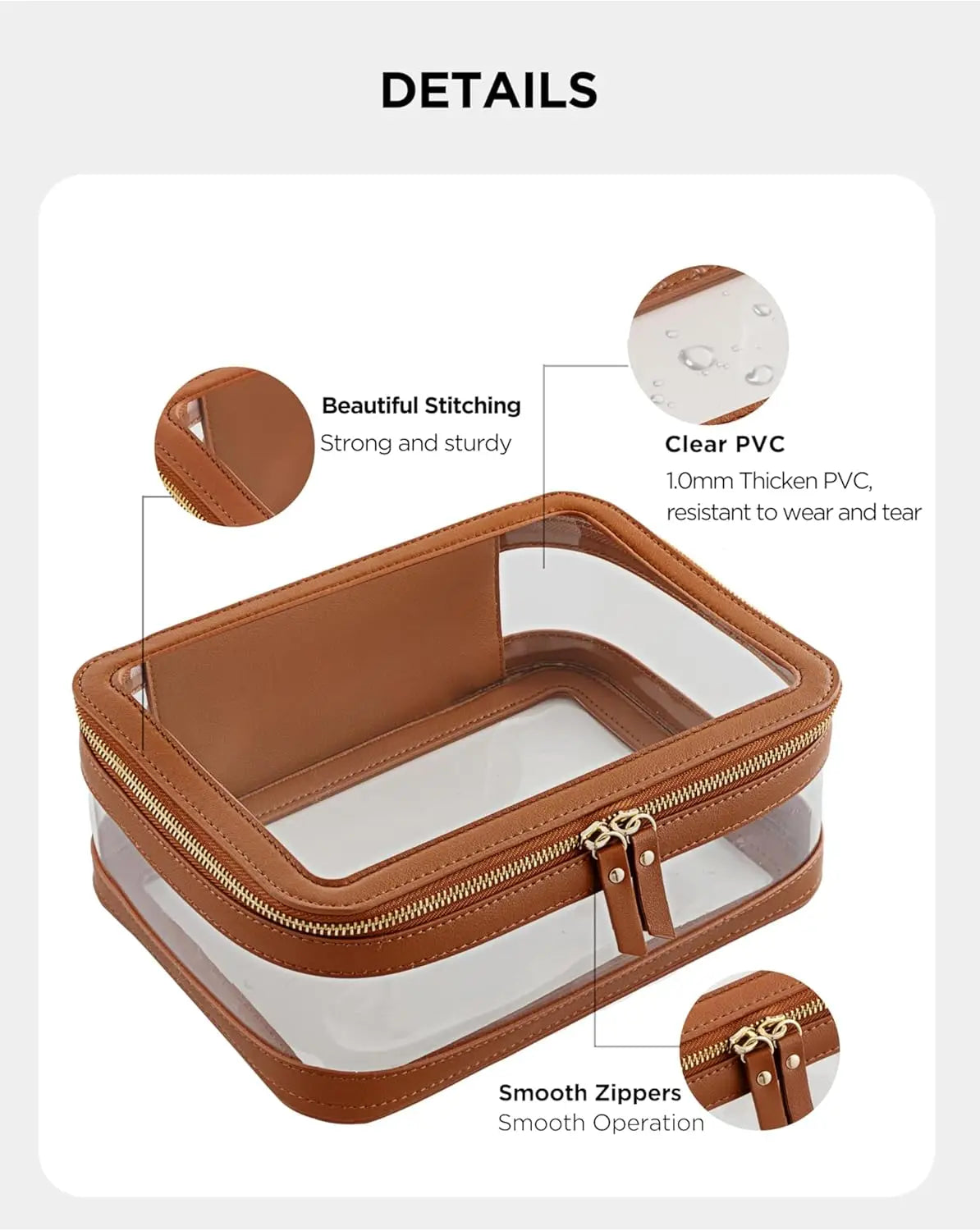 VisiGlam - Transparent make-up bag-Elly Rose