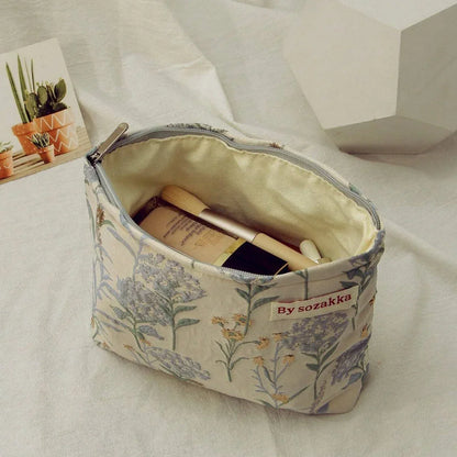 BotanicaBag - Floral make-up travel bag-Elly Rose