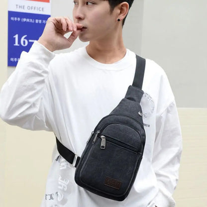 SRIDE & SLING - Canvas bag for men-Elly Rose