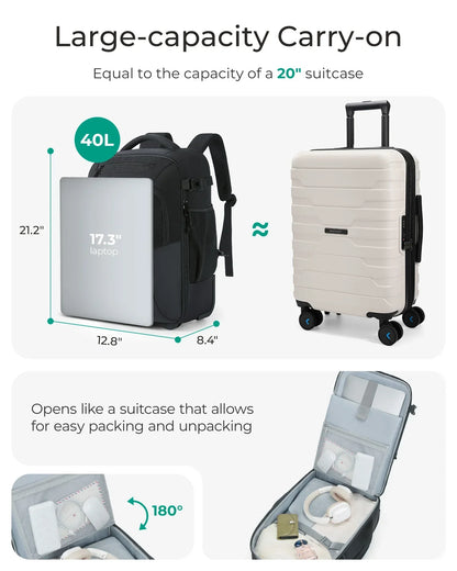 BAGSMART - Easy Travel Companion backpack-Elly Rose