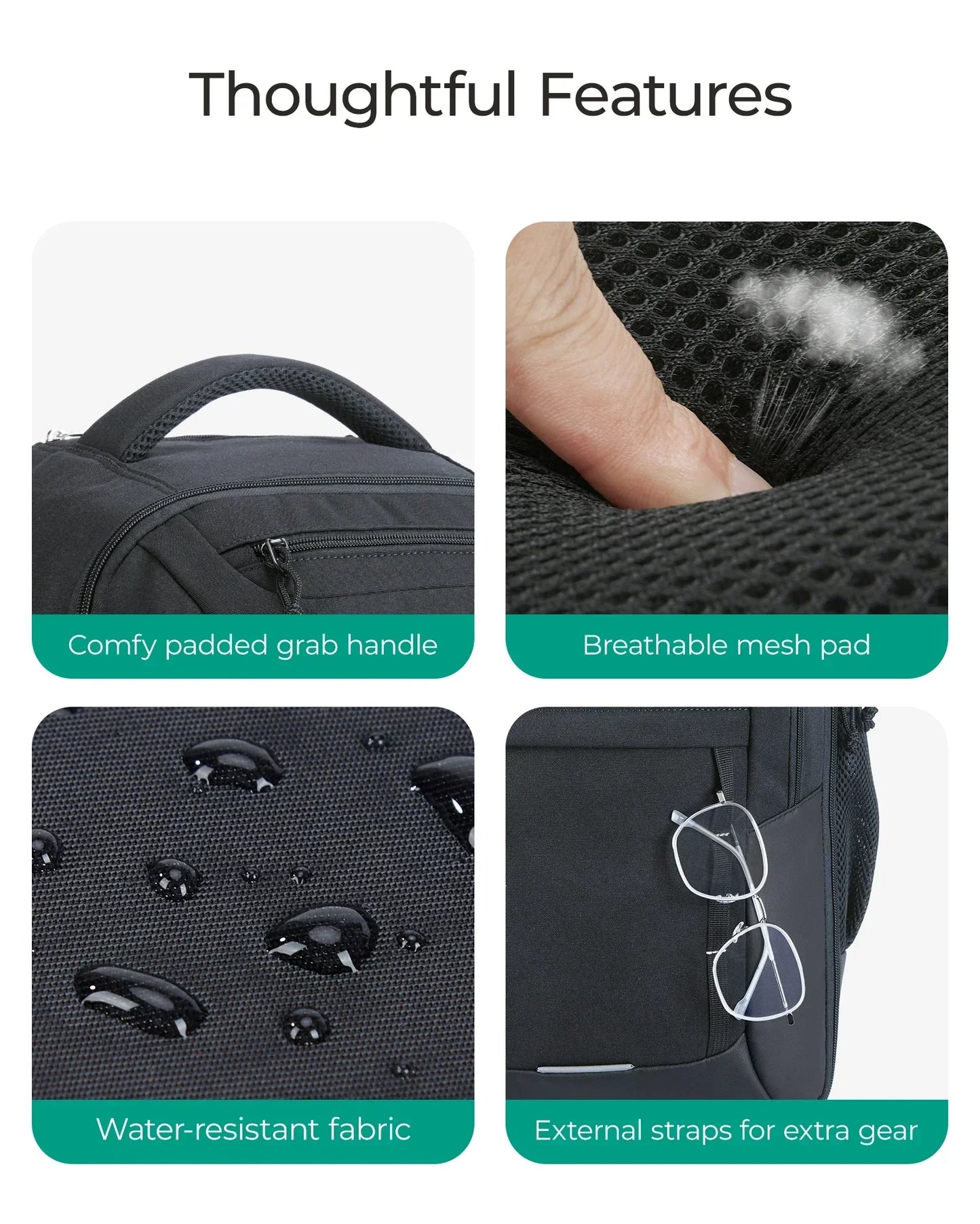 BAGSMART - Easy Travel Companion backpack-Elly Rose