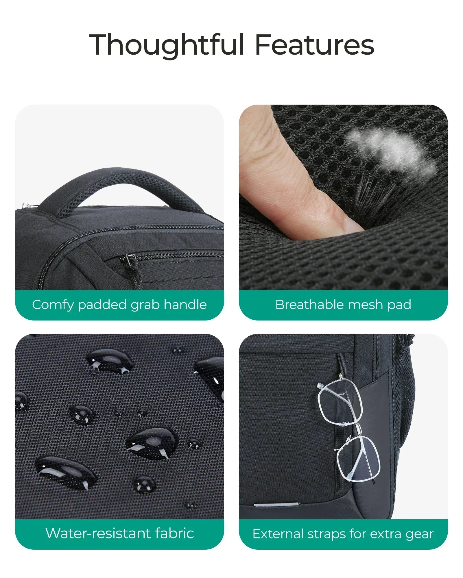 BAGSMART - Easy Travel Companion backpack-Elly Rose