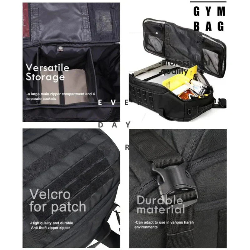 UPTOWN - 3-in-1 tactical travel bag-Elly Rose