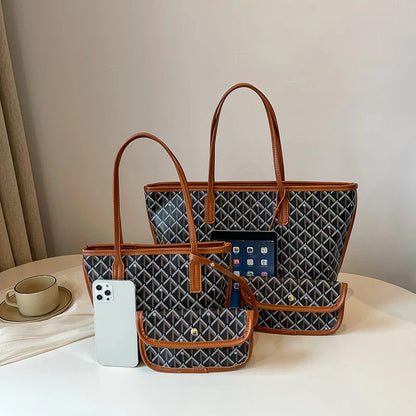 RoyalEase - Large Classic Shoulder Bag-Elly Rose