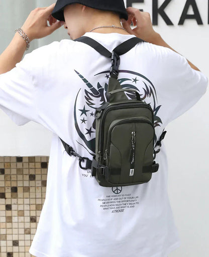 CarryOnCue - Shoulder bag for men-Elly Rose