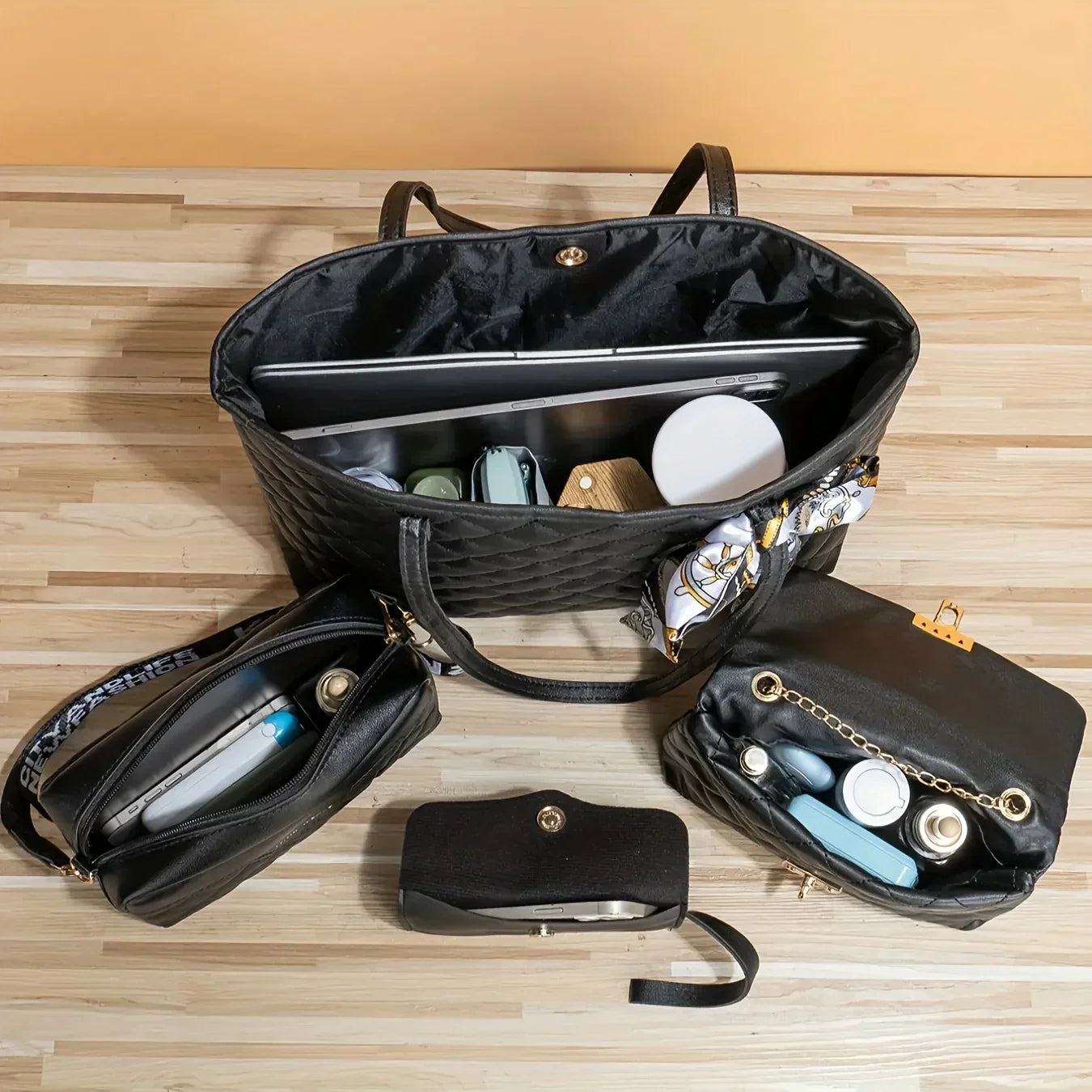 MARIA - Set of elegant silk bags-Elly Rose