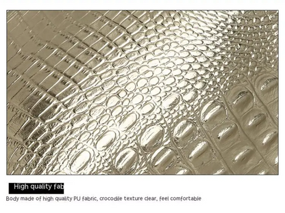 Aurora shoulder bag - Spacious bag with crocodile print-Elly Rose