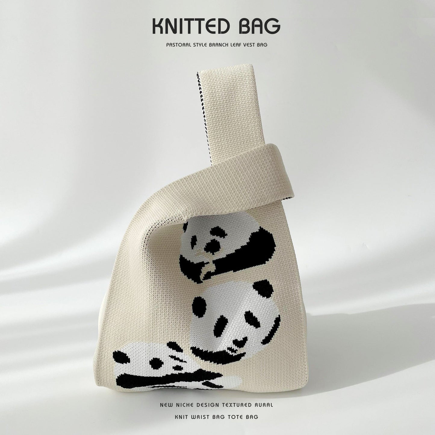 Knitted bag - Animaux-Elly Rose