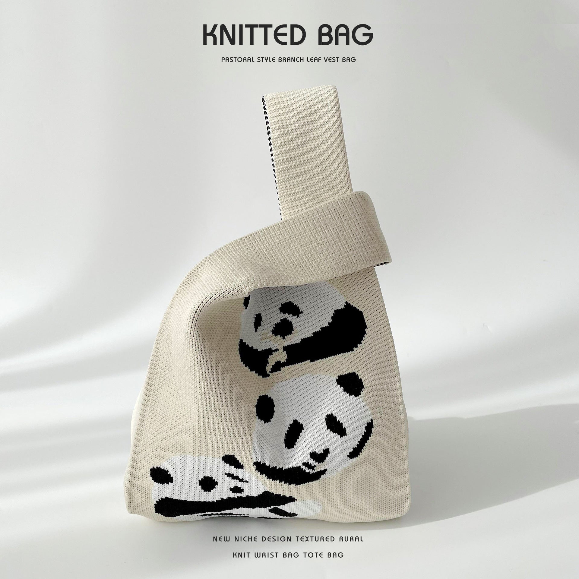 Knitted bag - Animaux-Elly Rose