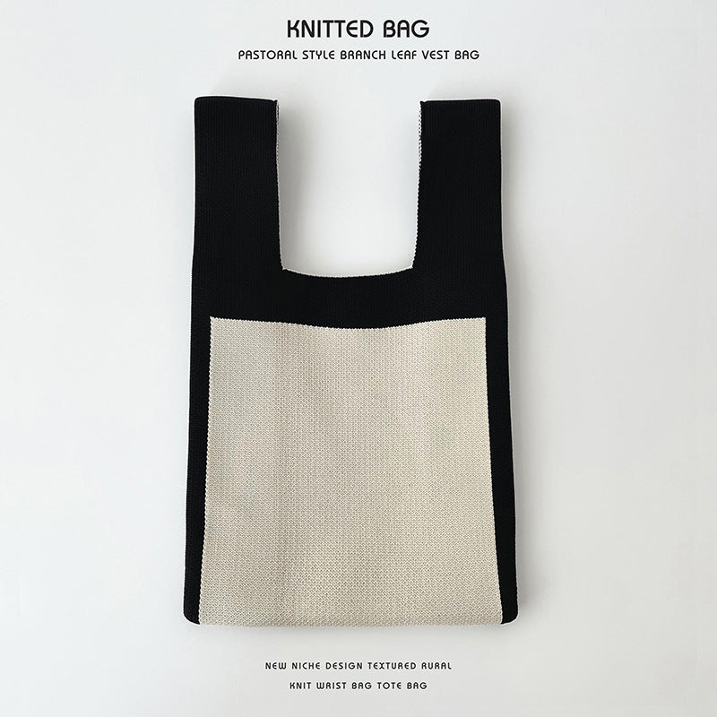 Knitted bag - Bloc-Elly Rose