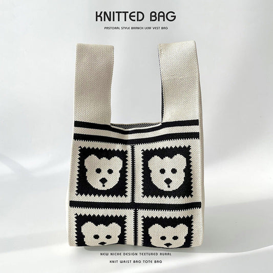 Knitted bag - Oursons-Elly Rose