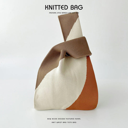 Knitted bag - Swirl-Elly Rose