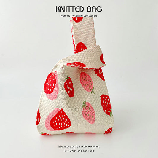 Knitted bag - Fruits-Elly Rose