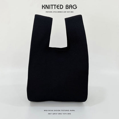 Knitted bag - Unicolore-Elly Rose