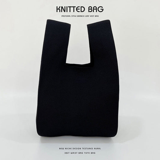 Knitted bag - Unicolore-Elly Rose