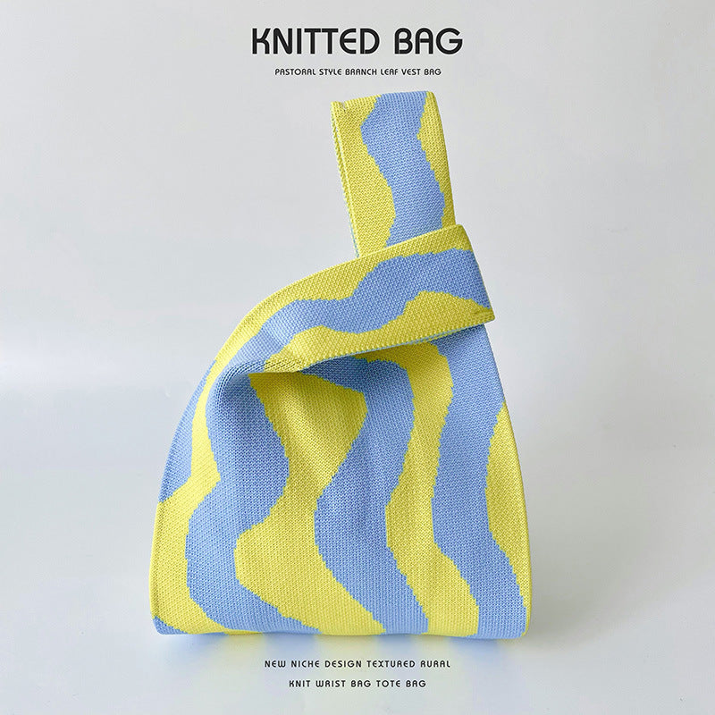 Knitted bag - Vagues-Elly Rose