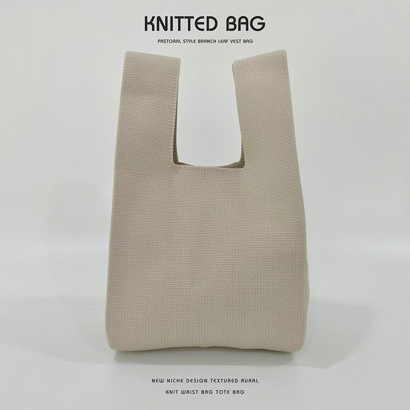 Knitted bag - Unicolore-Elly Rose