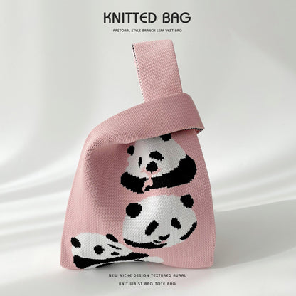 Knitted bag - Animaux-Elly Rose
