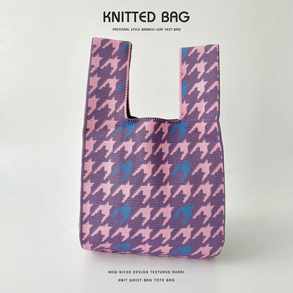 Knitted bag - Cosmos-Elly Rose