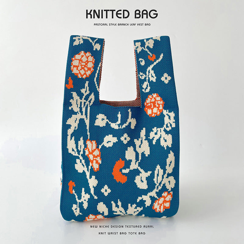 Knitted bag - Fleurs Original-Elly Rose