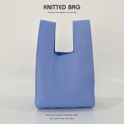 Knitted bag - Unicolore-Elly Rose