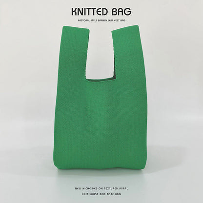 Knitted bag - Unicolore-Elly Rose