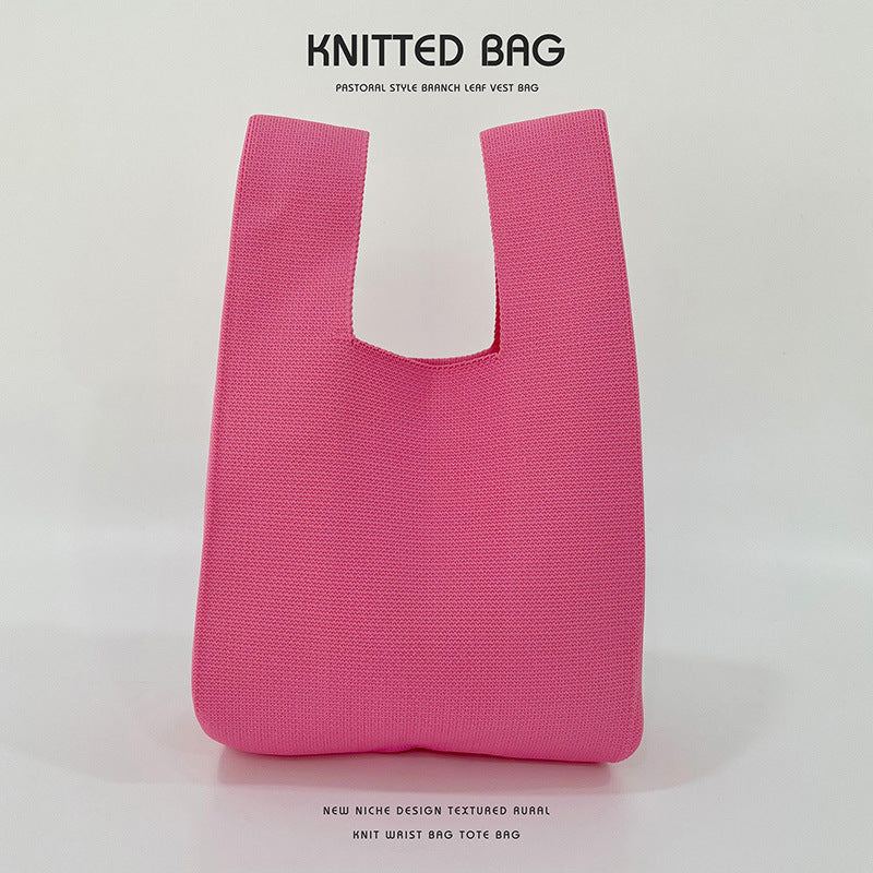Knitted bag - Unicolore-Elly Rose
