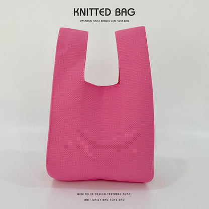 Knitted bag - Unicolore-Elly Rose