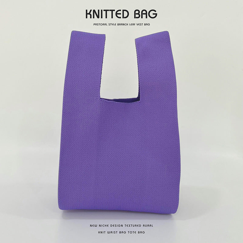Knitted bag - Unicolore-Elly Rose