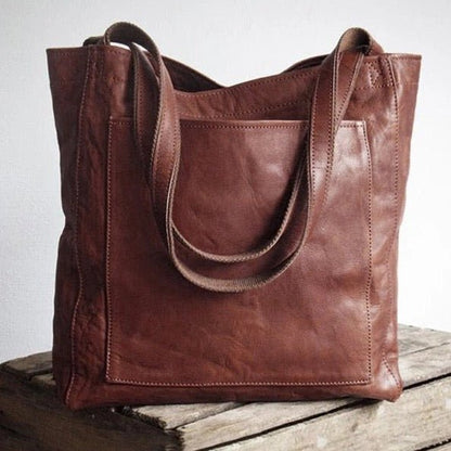 Dagmar - Elegant leather handbag-Elly Rose