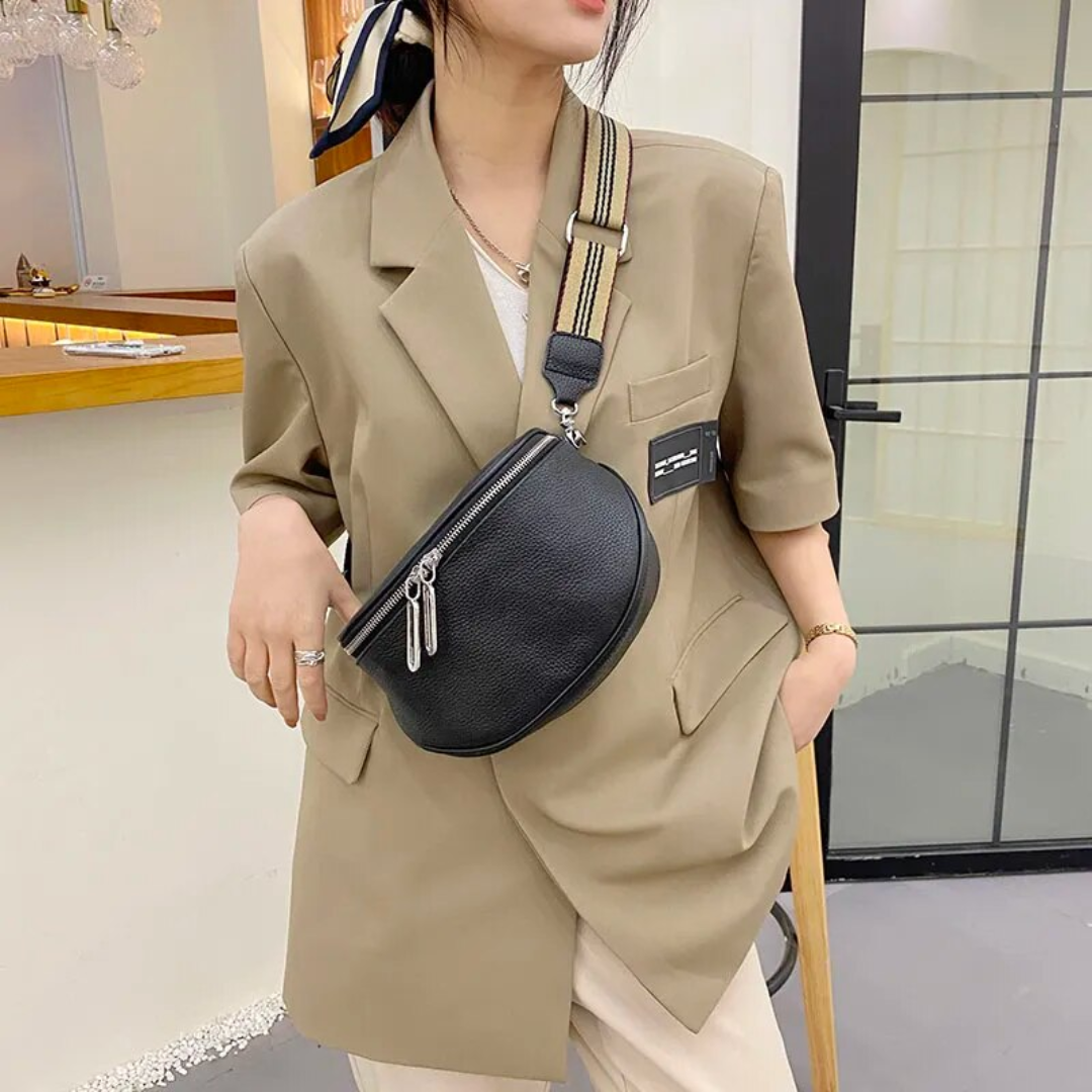 Lucy Leather Saddlebag | Cute and trendy-Elly Rose