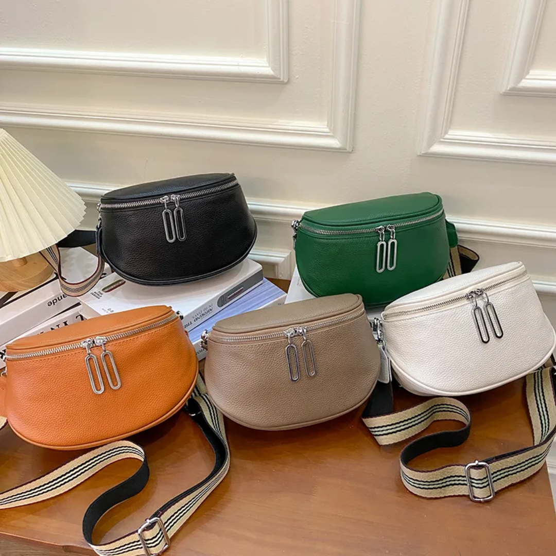 Lucy Leather Saddlebag | Cute and trendy-Elly Rose