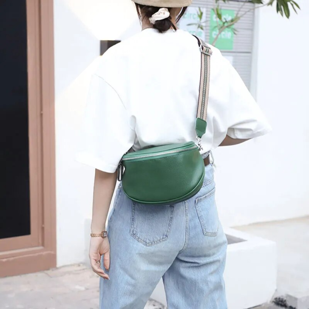 Lucy Leather Saddlebag | Cute and trendy-Elly Rose